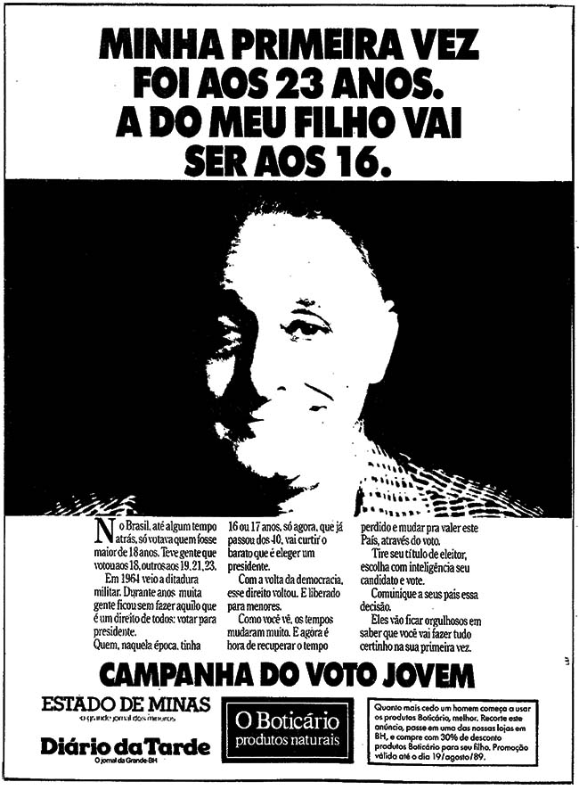 L&F para Estado de Minas: Campanha do Voto Jovem