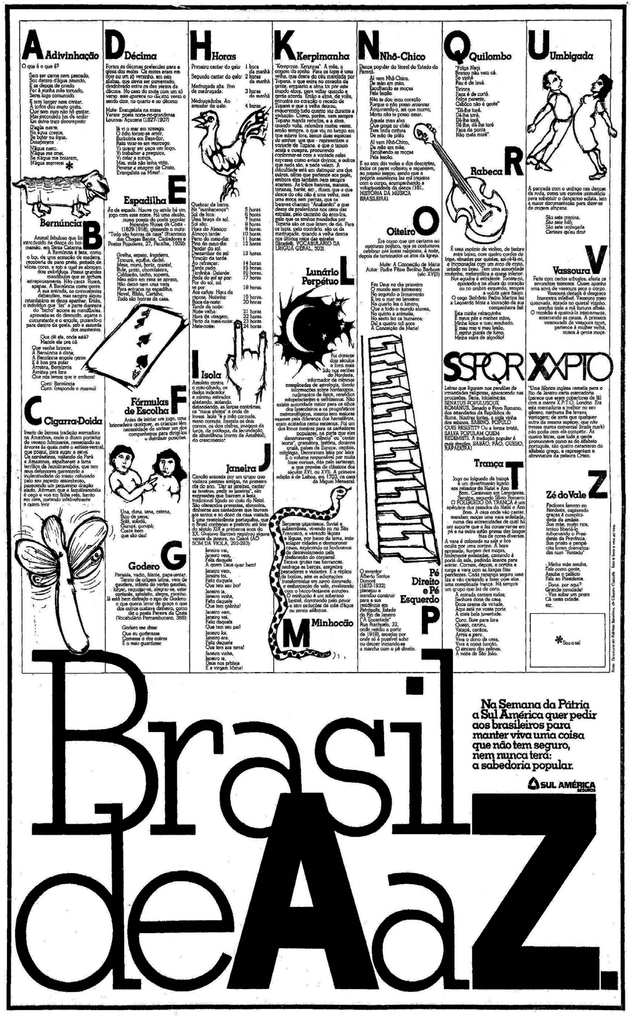 Salles para Sul América: Brasil de A a Z