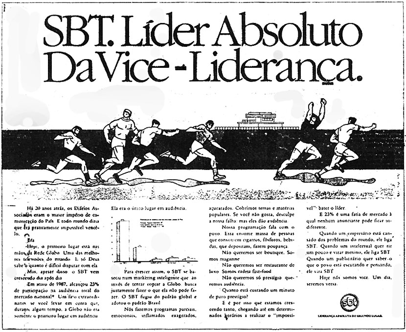 "Lider Absoluto da Vice-Liderança", da W/GGK para SBT.