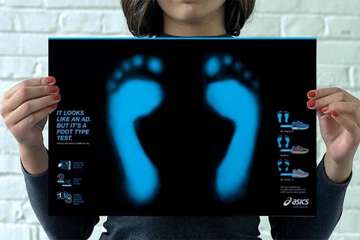 "Foot Type Test Ad", da Neogama para Asics