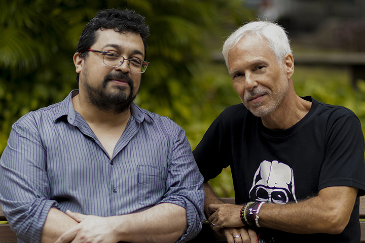 Nelson Vasconcelos e Carlos Monteiro (Foto Julia Ronai)