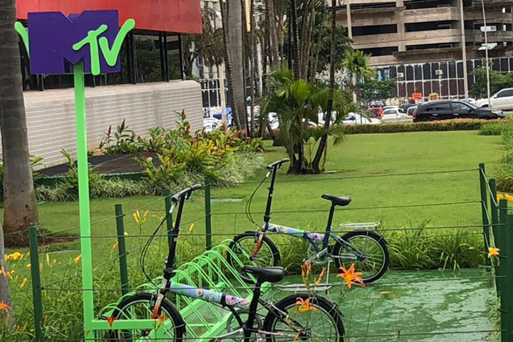 Bicicletário da MTV em Brasília