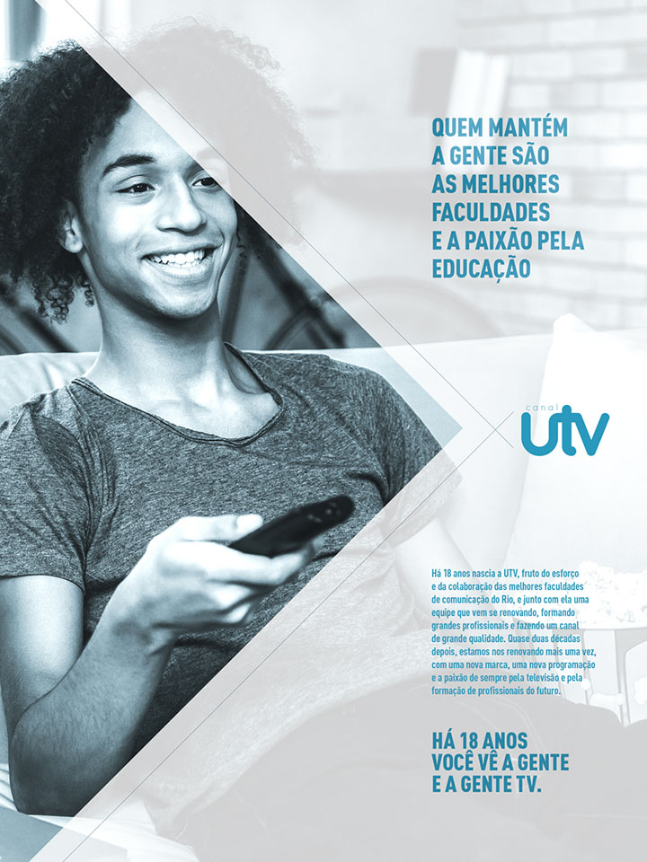 Anúncio da campanha da Onzevinteum para a UTV