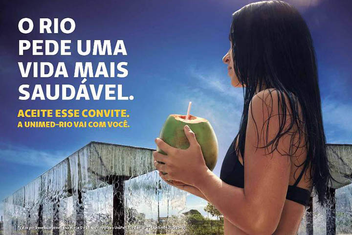 "O Rio pede uma vida mais saudável", da Binder para a Unimed-Rio