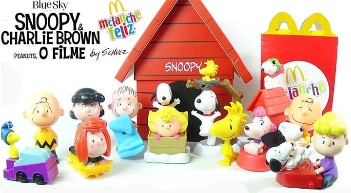 A coleção do Snoopy fez parte de uma ação mundial do McDonald's em 2016.