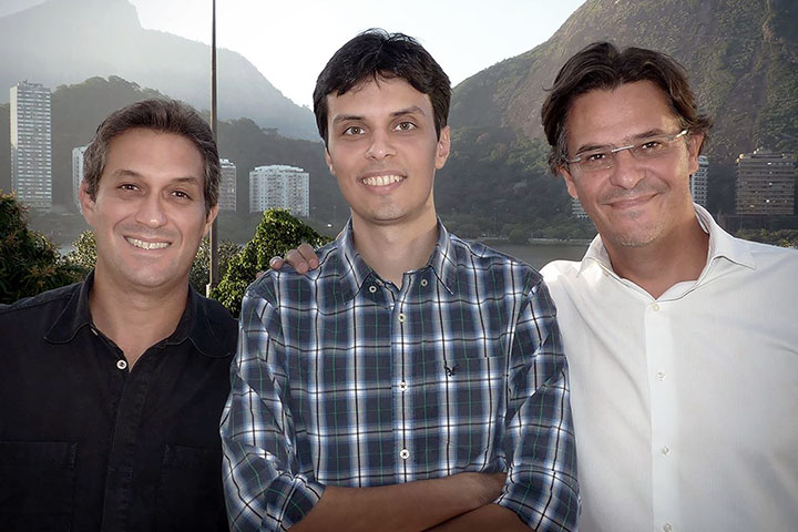 Victor Vicente, Bruno Pimenta e Bruno Richter