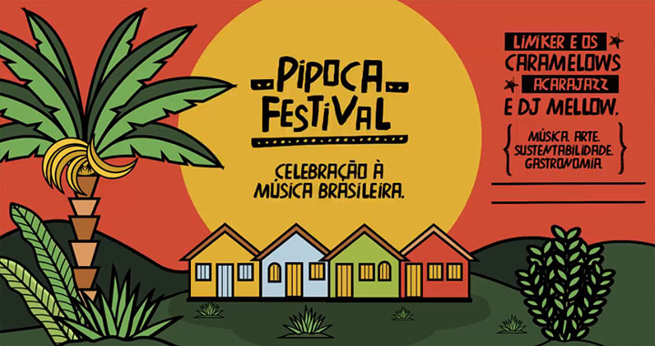 O Pipoca Festival acontece dia 29/09, no Morro da Urca