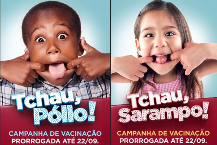 Tchau, Pólio e Tchau, Sarampo, pela Nacional