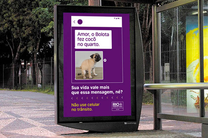 MUB da Propeg para campanha de trânsito da Prefeitura do Rio