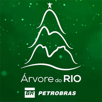 Logo da Árvore do Rio 2018, criado por André Vela, da Dream Factory, com ilustração final de Yuri Barcelos.