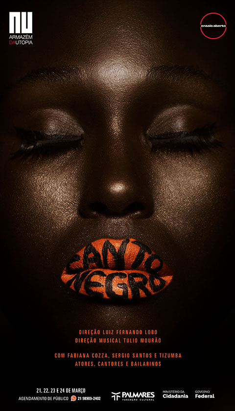 Cartaz de "Canto Negro", pela Binder