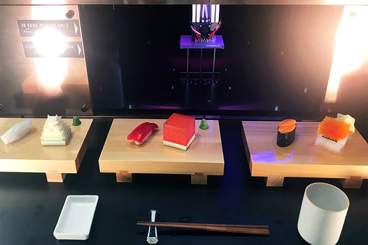 SXSW 2019: A impressora de sushi.