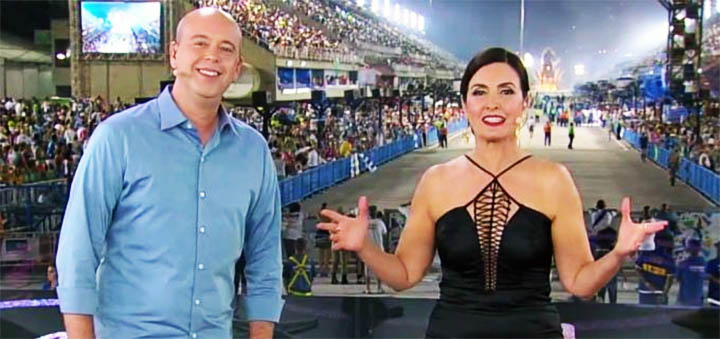 Rede Globo é a única emissora autorizada pela Liesa a transmitir o desfile da Sapucaí.