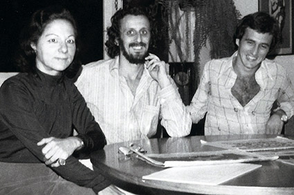 Em agosto de 1978, a Janela registrou a participação de Favilla (à direita) no júri da Seleção da Janela, com Cecília Dutra e Jaques Lewkowicz