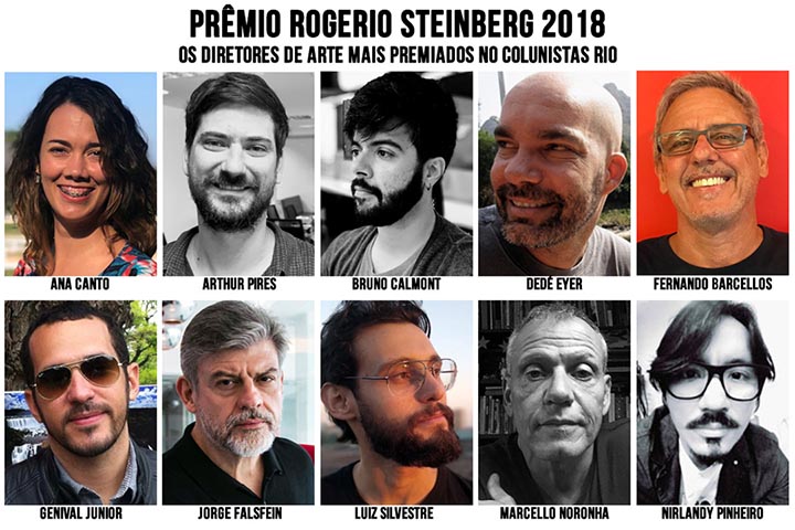 Os diretores de arte finalistas do Prêmio Rogerio Steinberg 2018