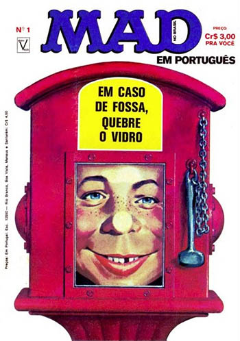 O primeiro número da Mad no Brasil