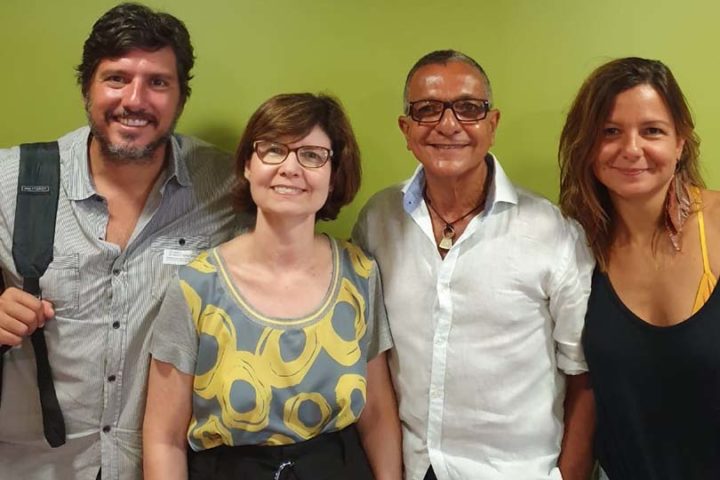 Gustavo Machado, Fátima Rendeiro, Antonio Jorge Alaby Pinheiro e Adriana Hack (Casa 7 e Grupo de Mídia)