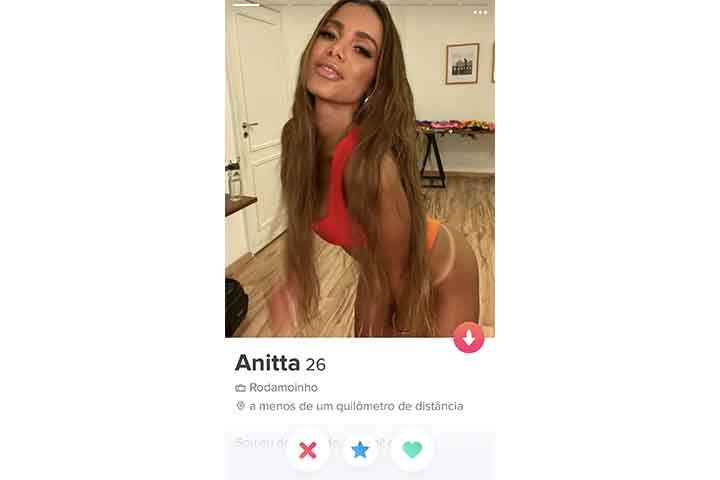 Anitta no Tinder