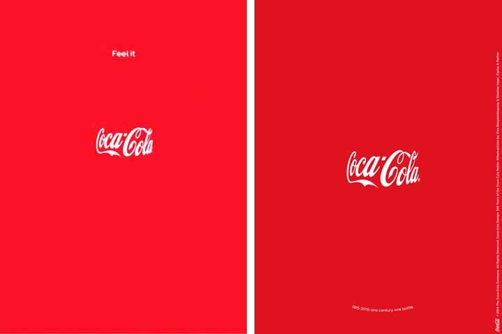 Garrafas invisíveis, da Coca-Cola