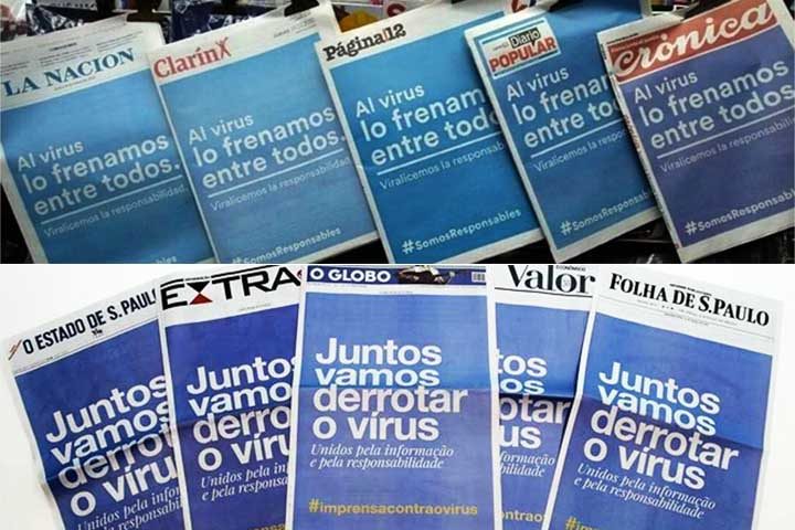 Jornais Unificados - Argentina e Brasil