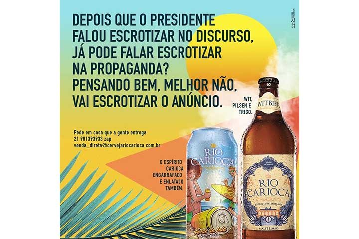 "Escrotizar", da 11:21 para a Rio Carioca