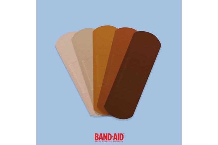 As novas cores do Band-Aid