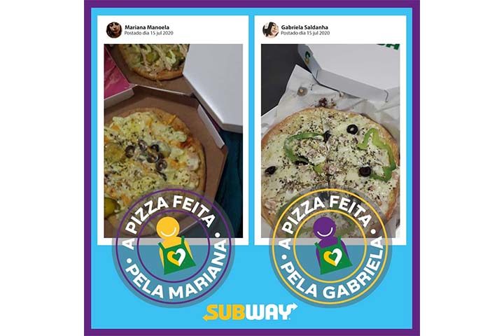 Subway - Pizzas dos Funcionários