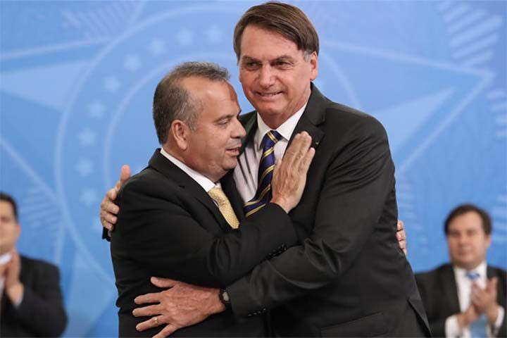 Rogerio Marinho e Jair Bolsonaro