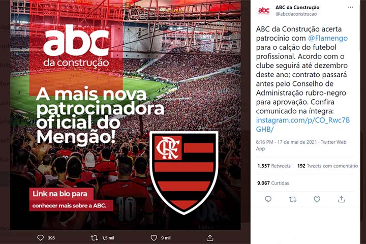 ABC da Construção e Flamengo