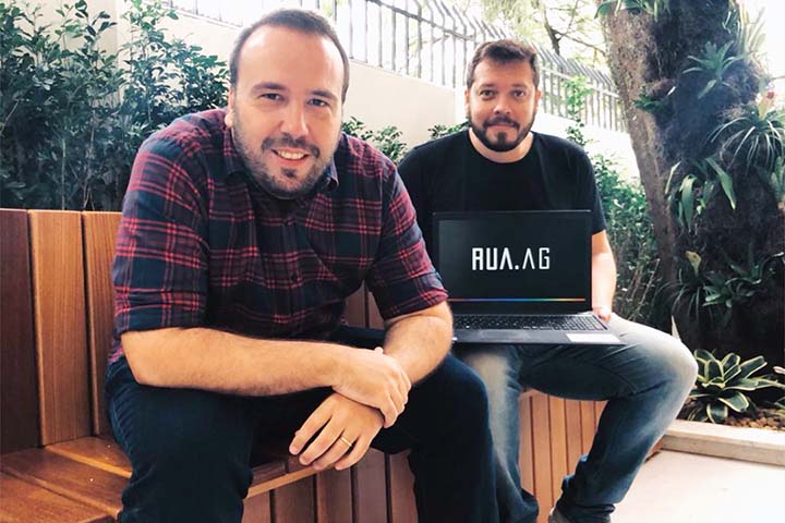 Rodrigo Oliveira e Fernando Sarapu, da Agência Rua