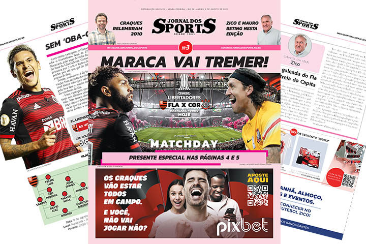 Jornal dos Sports - Edição Impressa de 09/08/2022